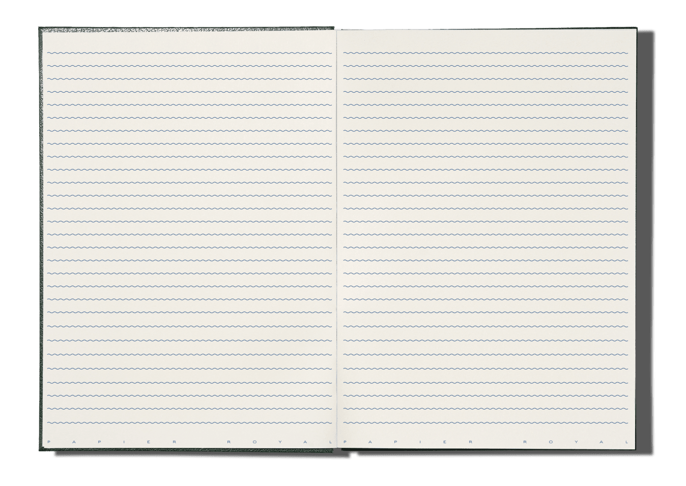 Papier Royal - Royal Notebook A4 Dark Green Canvas - Papier Royal