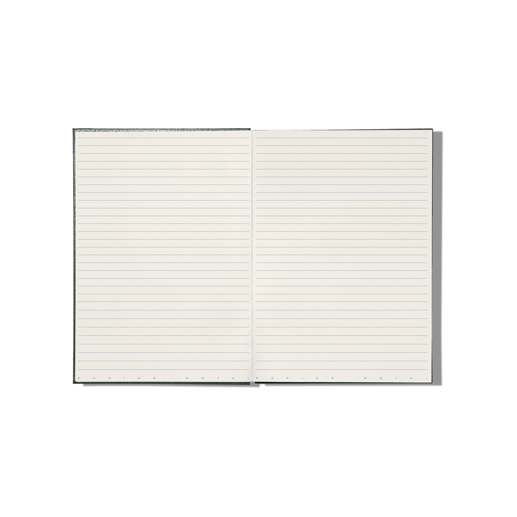 Papier Royal - Royal Notebook A4 Dark Green Canvas - Papier Royal