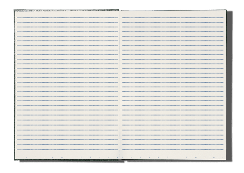 Papier Royal - Royal Notebook A4 Dark Green Canvas - Papier Royal