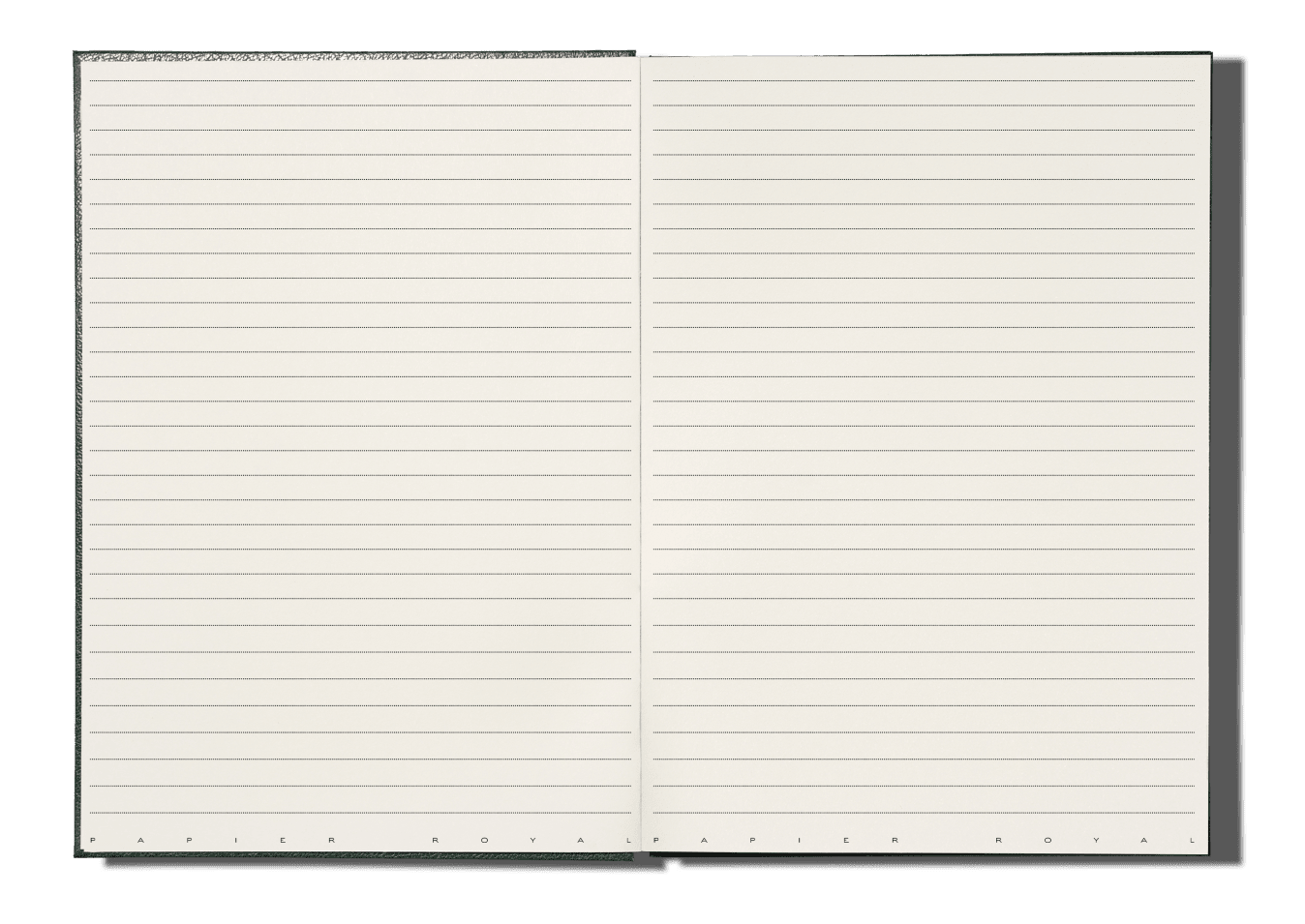 Papier Royal - Royal Notebook A4 Dark Green Leather - Papier Royal