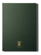 Papier Royal - Royal Notebook A4 Dark Green Leather - Papier Royal