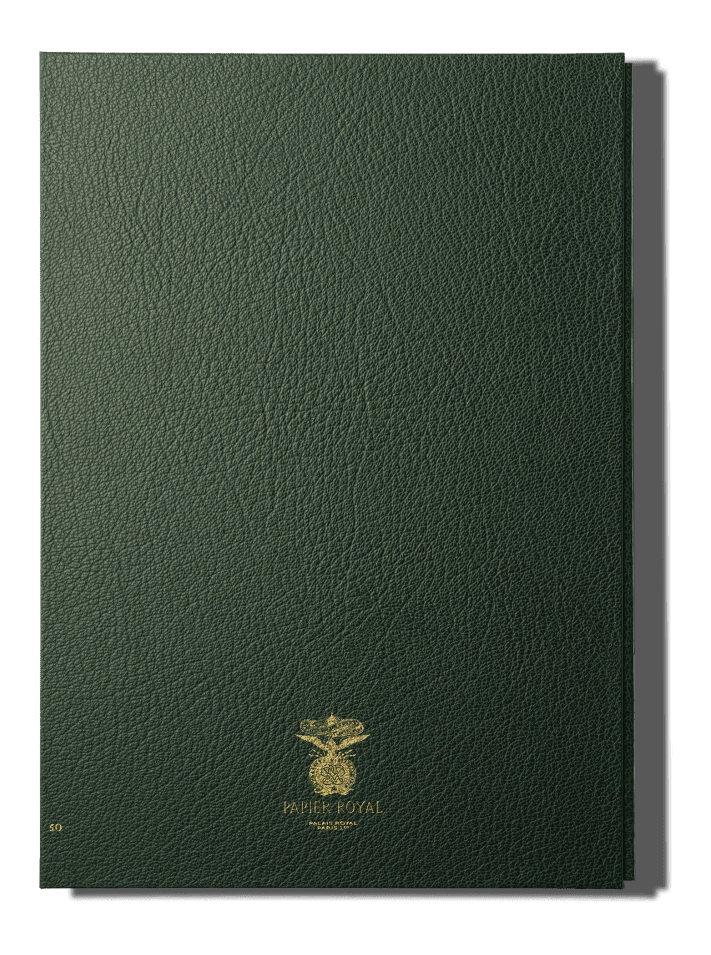 Papier Royal - Royal Notebook A4 Dark Green Leather - Papier Royal