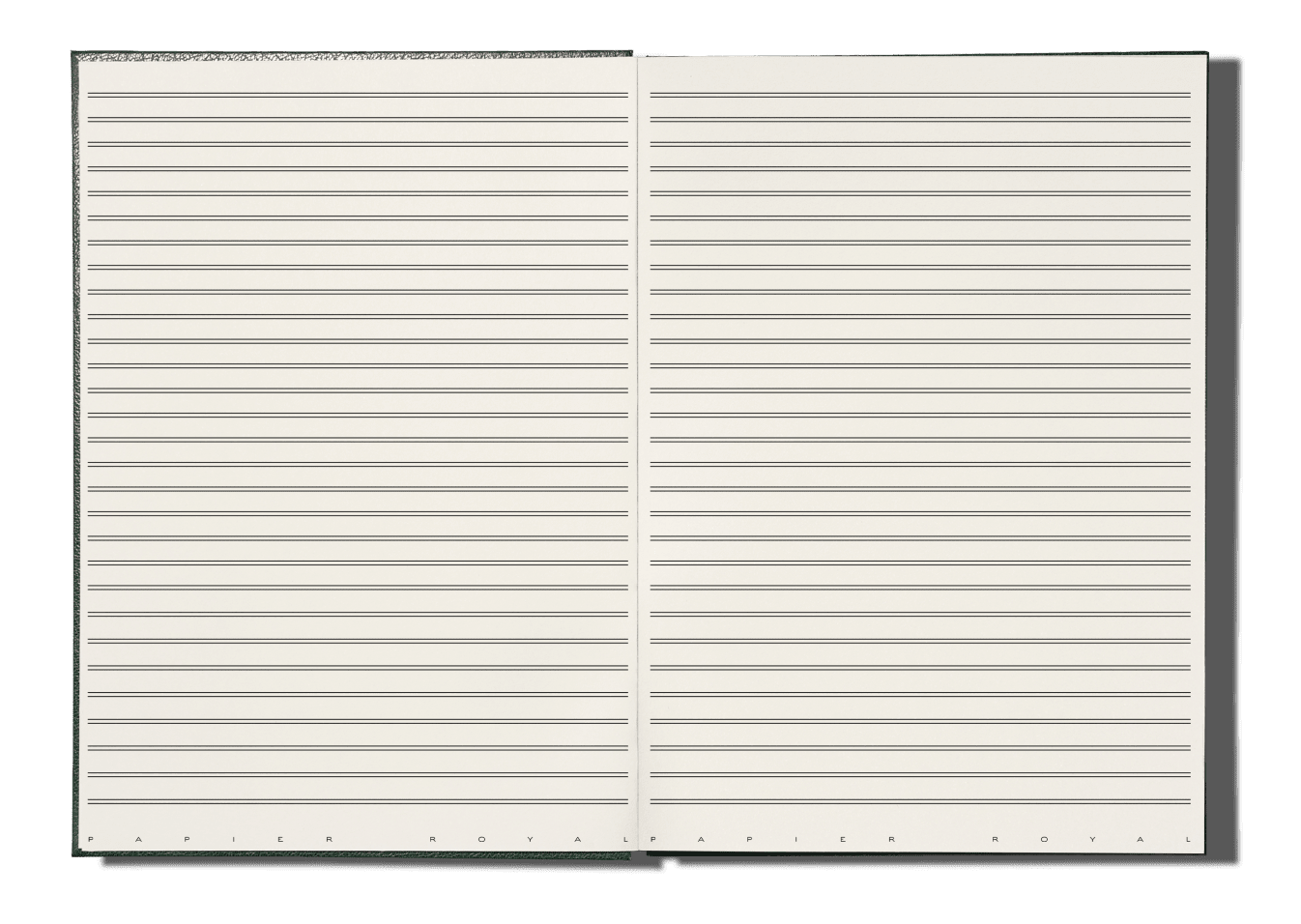 Papier Royal - Royal Notebook A4 Dark Green Leather - Papier Royal