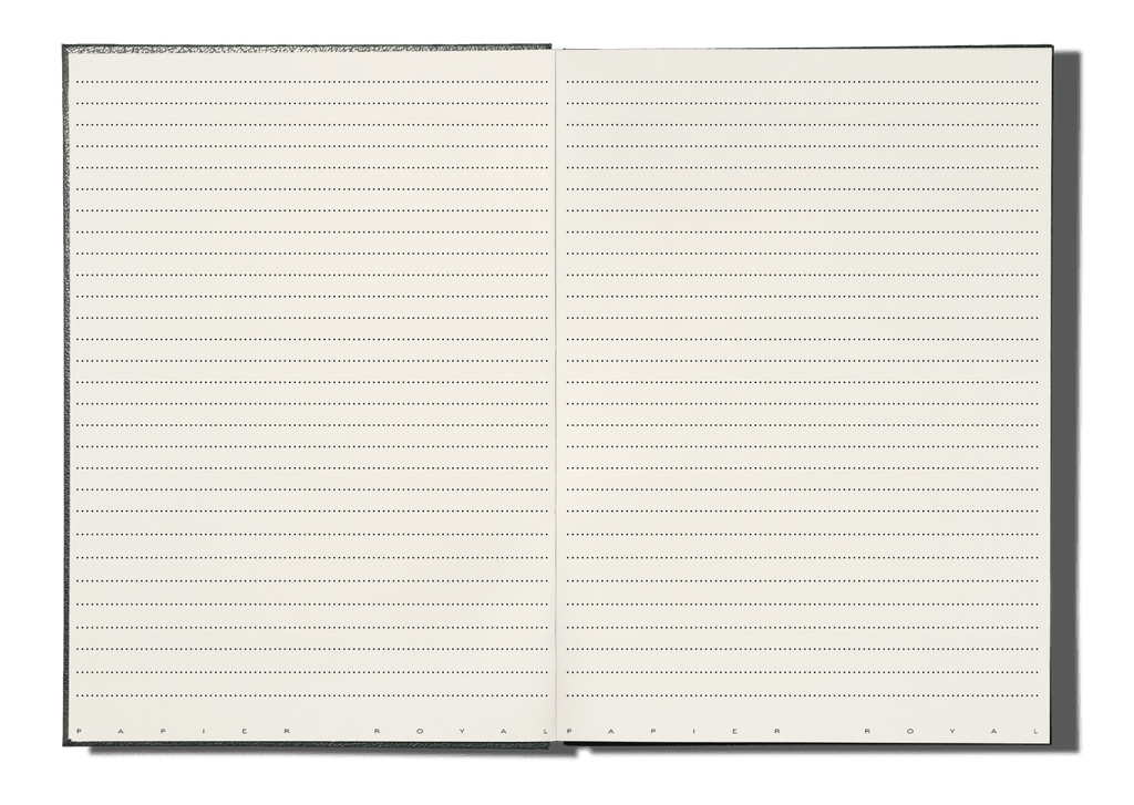 Papier Royal - Royal Notebook A4 Dark Green Leather - Papier Royal