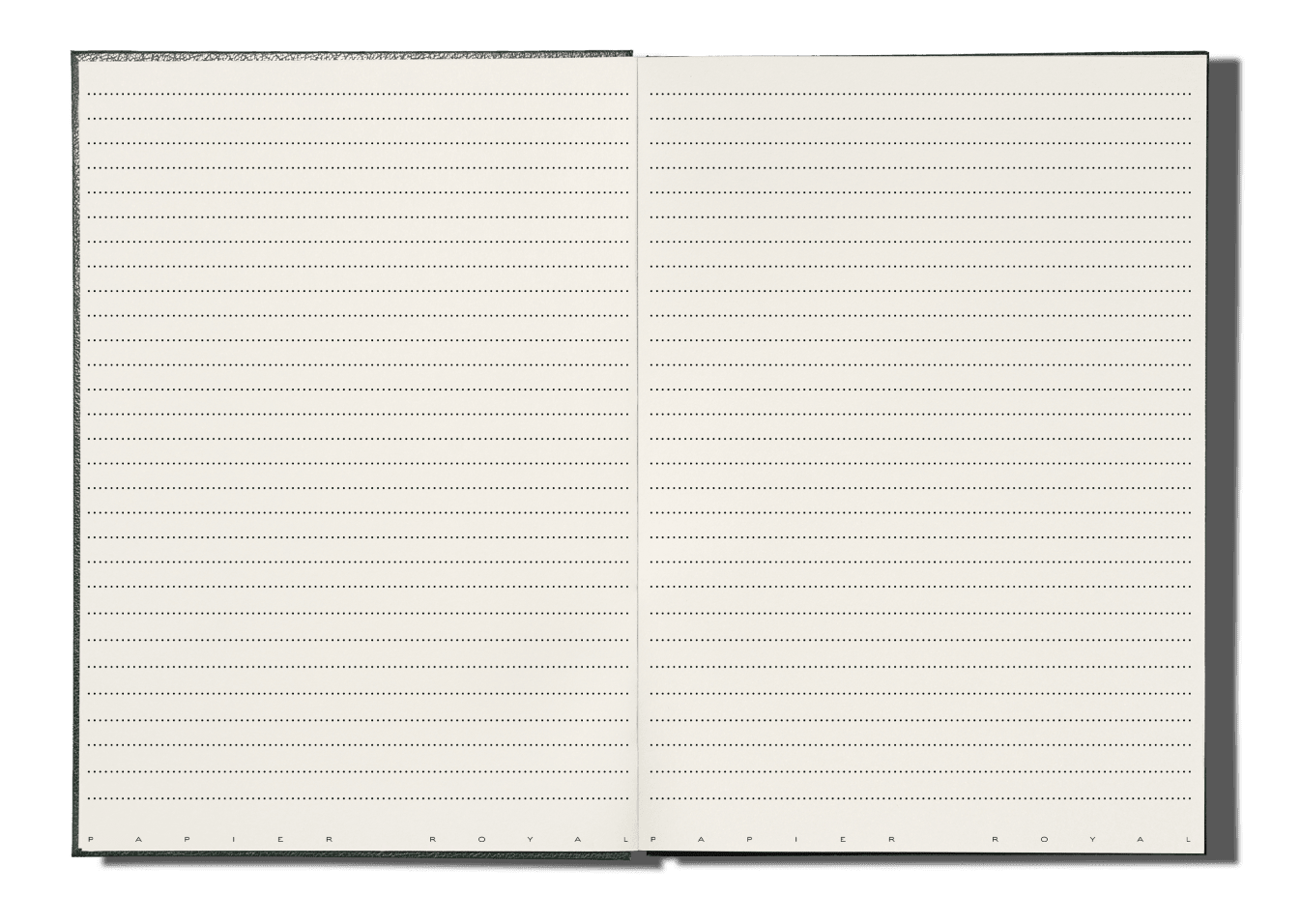 Papier Royal - Royal Notebook A4 Dark Green Leather - Papier Royal