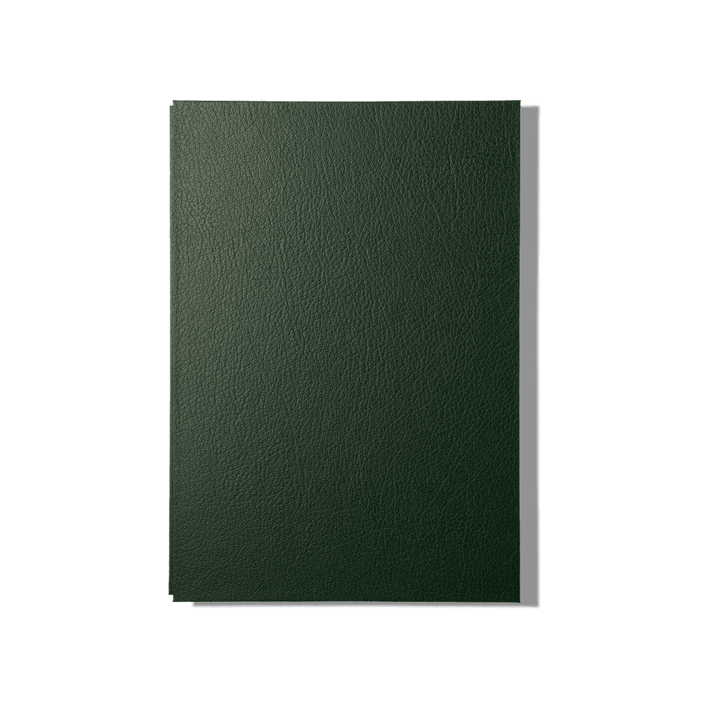 Papier Royal - Royal Notebook A4 Dark Green Leather - Papier Royal