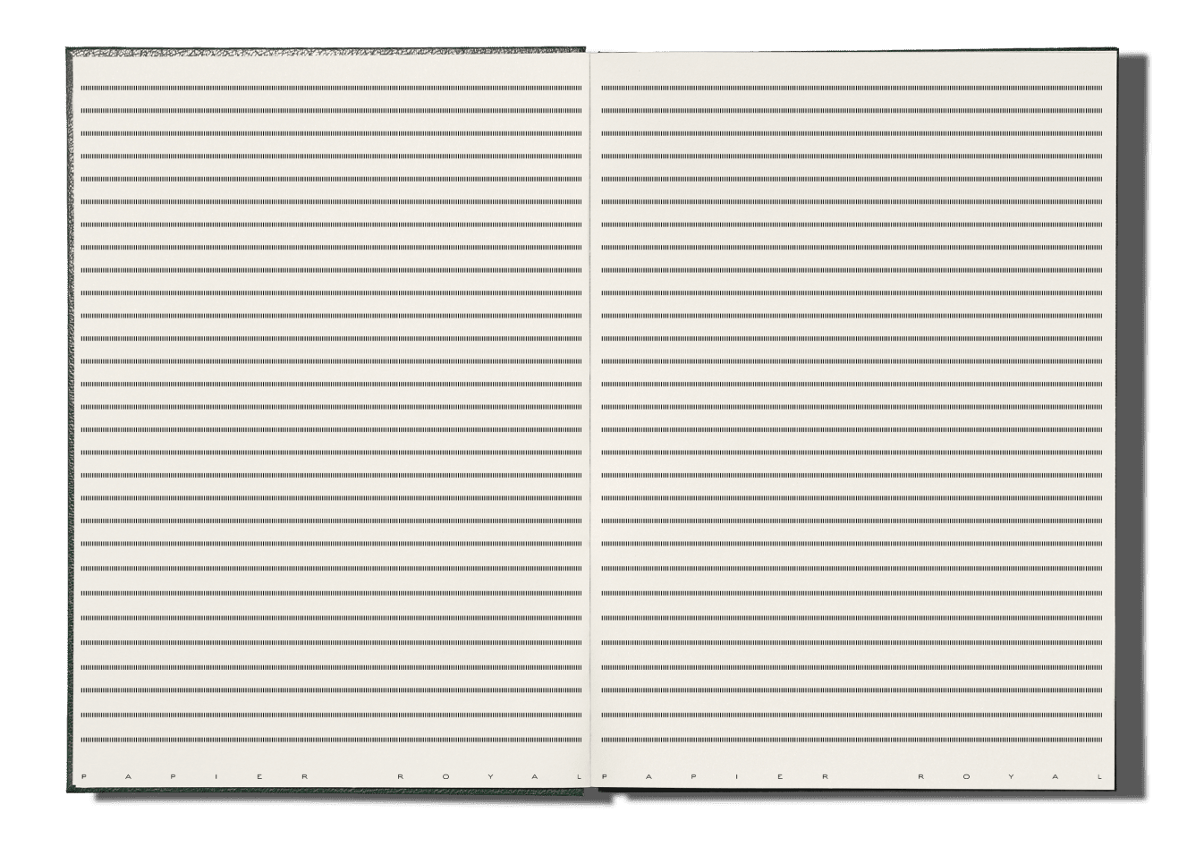 Papier Royal - Royal Notebook A4 Dark Green Leather - Papier Royal