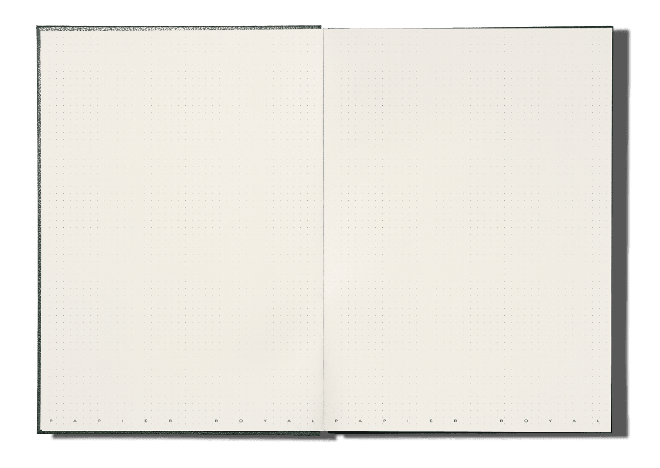 Papier Royal - Royal Notebook A4 Dark Green Leather - Papier Royal