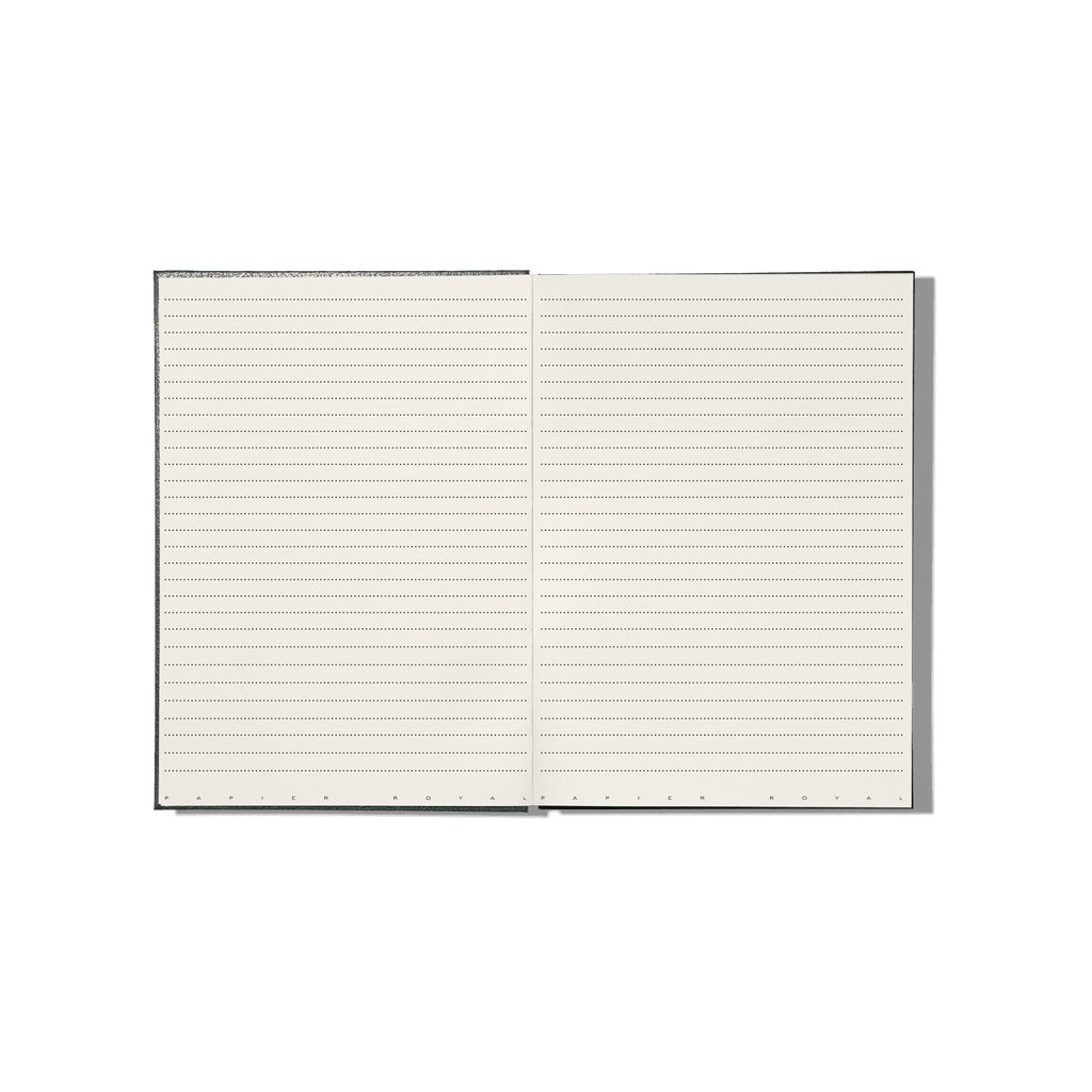 Papier Royal - Royal Notebook A4 Dark Green Leather - Papier Royal