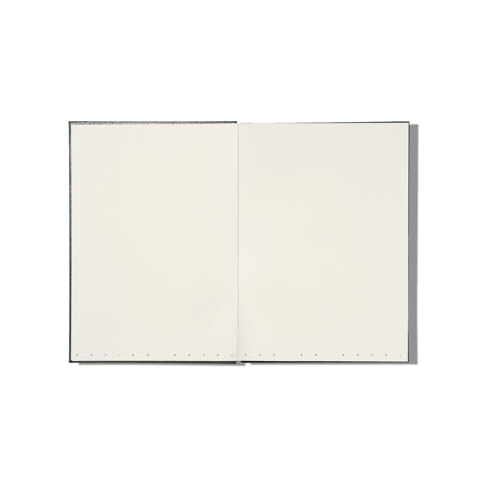 Papier Royal - Royal Notebook A4 Dark Green Leather - Papier Royal