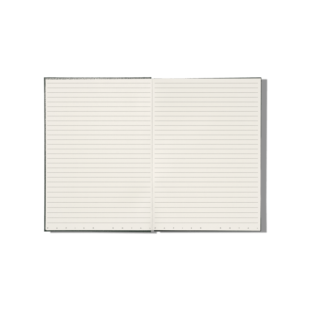 Papier Royal - Royal Notebook A4 Dark Green Leather - Papier Royal