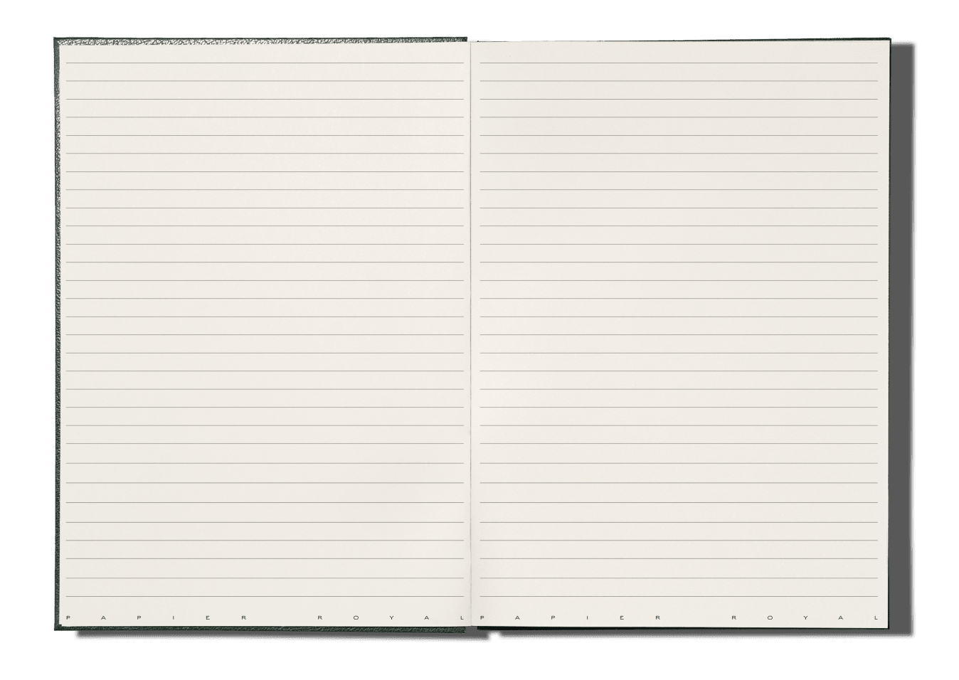 Papier Royal - Royal Notebook A4 Dark Green Leather - Papier Royal