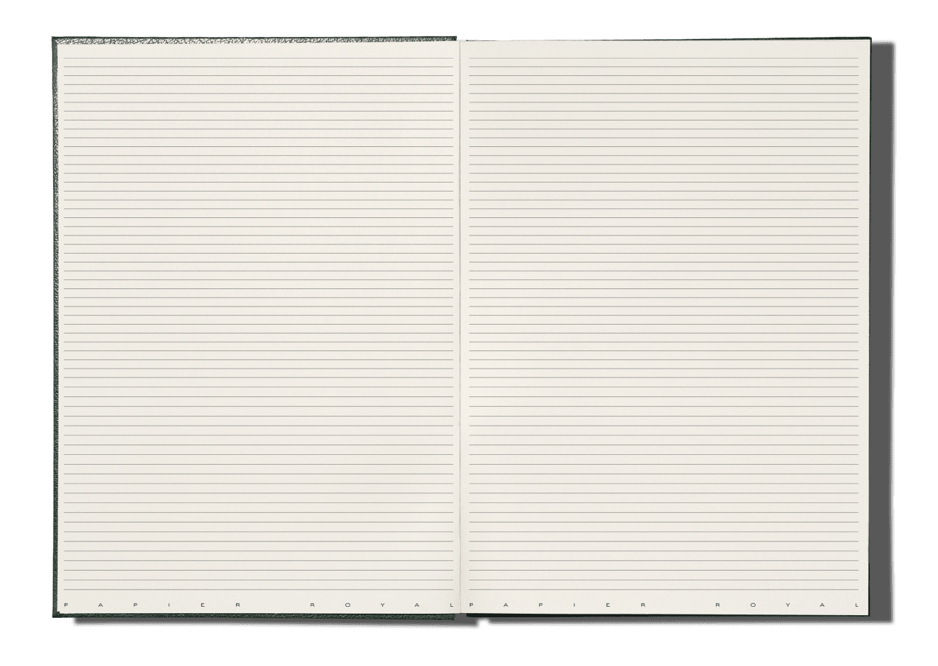 Papier Royal - Royal Notebook A4 Dark Green Leather - Papier Royal