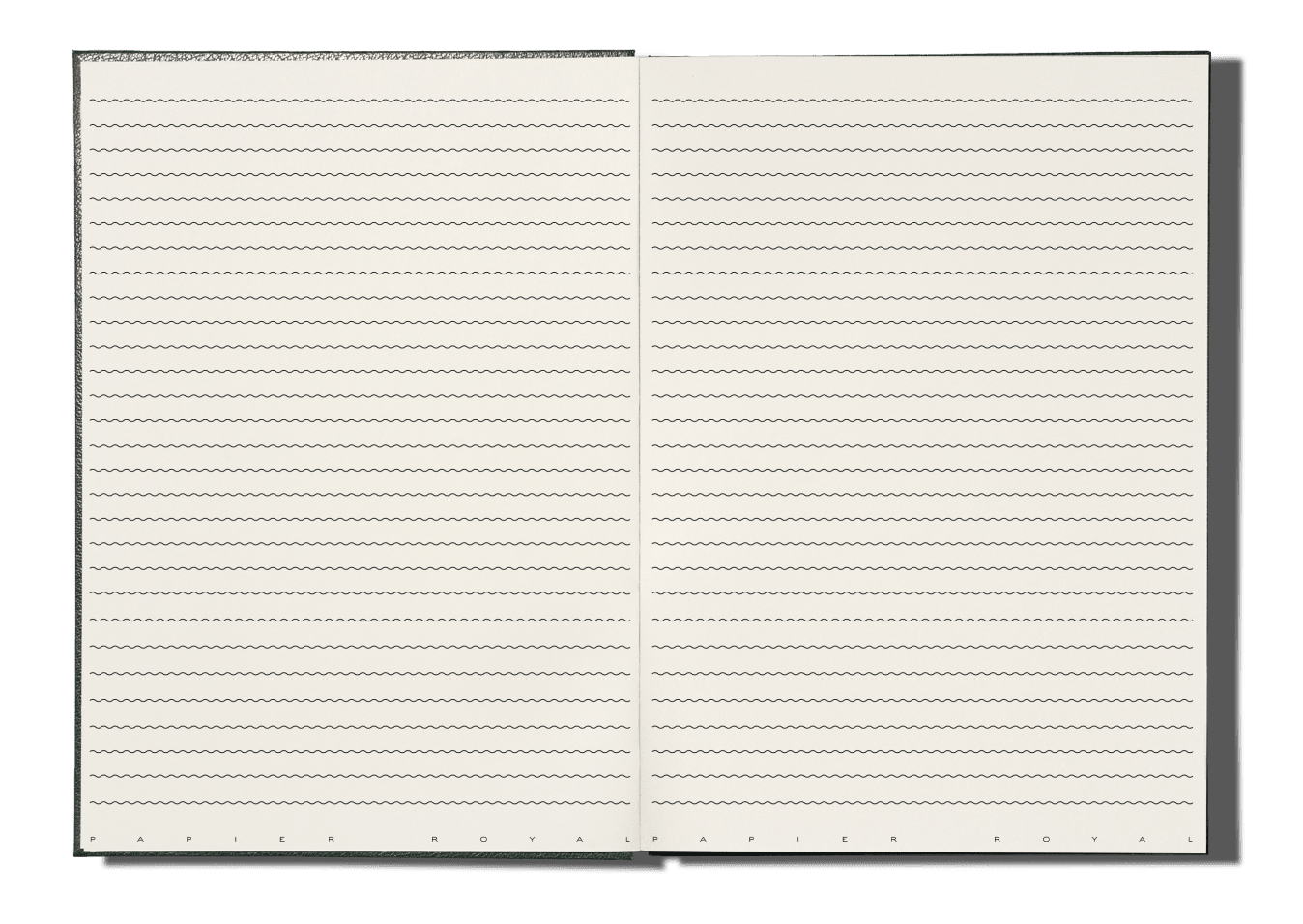 Papier Royal - Royal Notebook A4 Dark Green Leather - Papier Royal