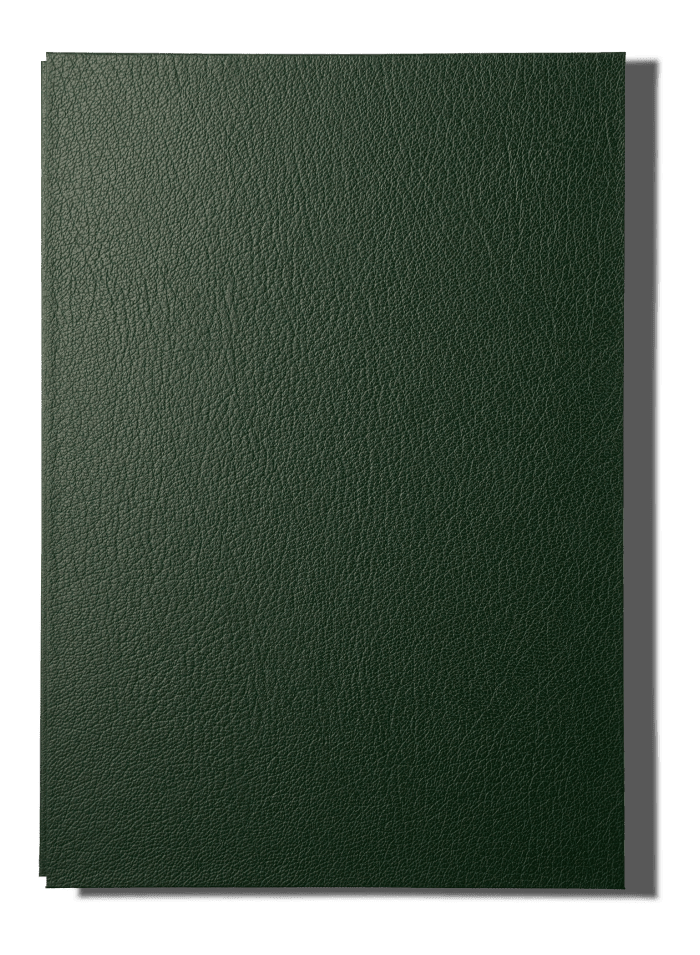 Papier Royal - Royal Notebook A4 Dark Green Leather - Papier Royal