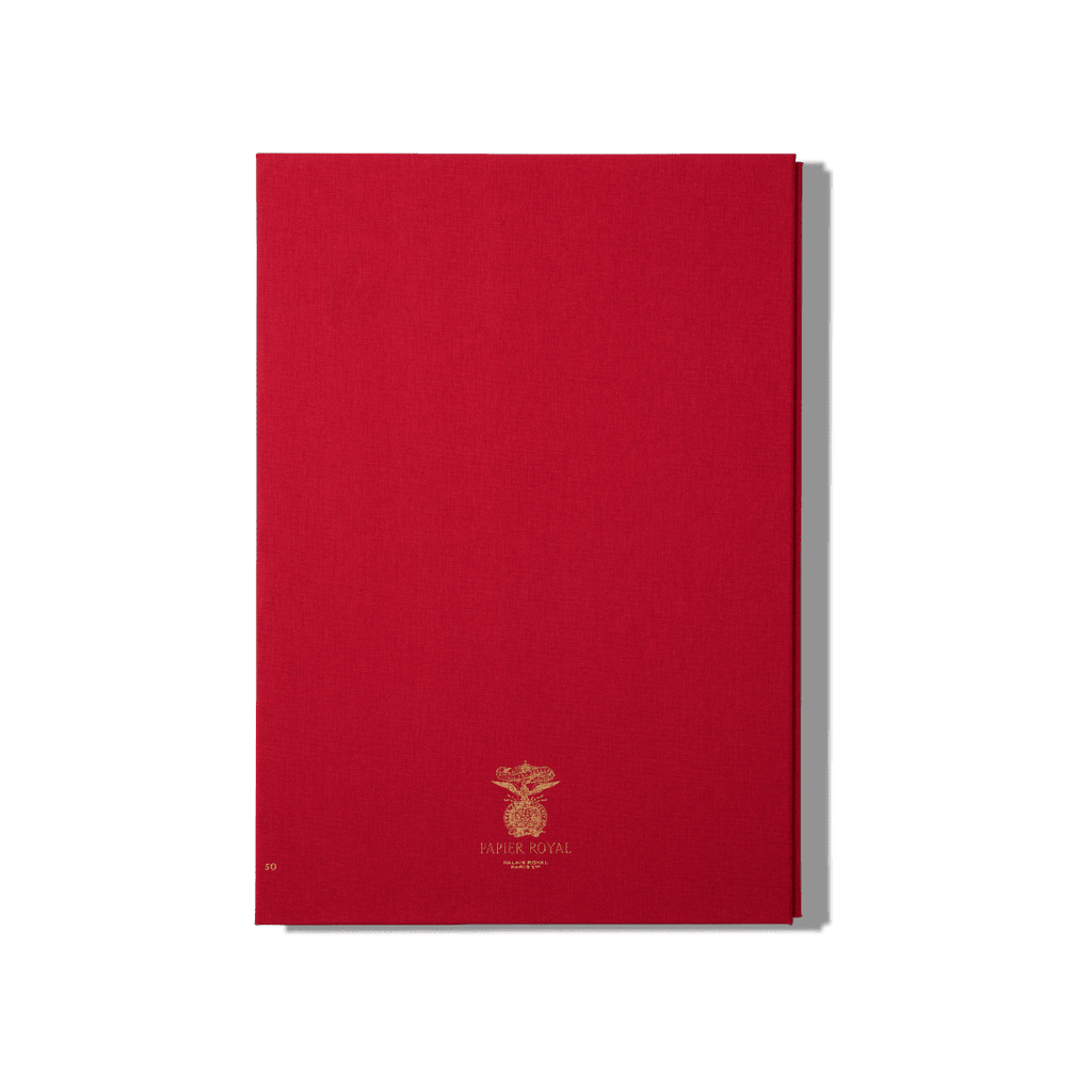 Papier Royal - Royal Notebook A4 Dark Red Canvas - Papier Royal