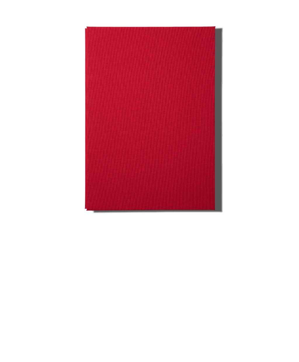 Papier Royal - Royal Notebook A4 Dark Red Canvas - Papier Royal