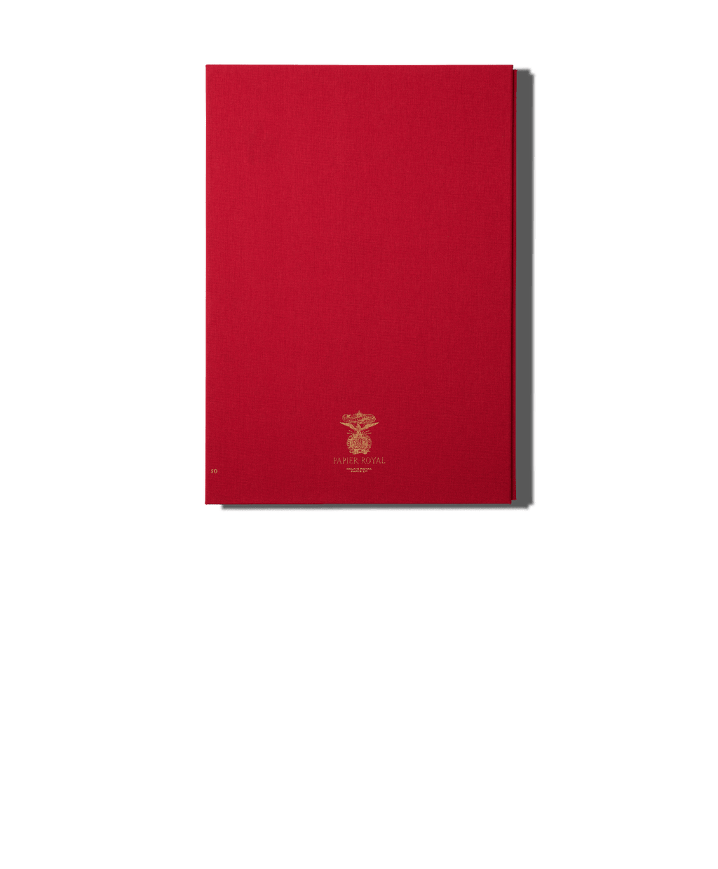 Papier Royal - Royal Notebook A4 Dark Red Canvas - Papier Royal