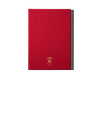 Papier Royal - Royal Notebook A4 Dark Red Canvas - Papier Royal