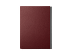 Papier Royal - Royal Notebook A4 Dark Red Leather - Papier Royal