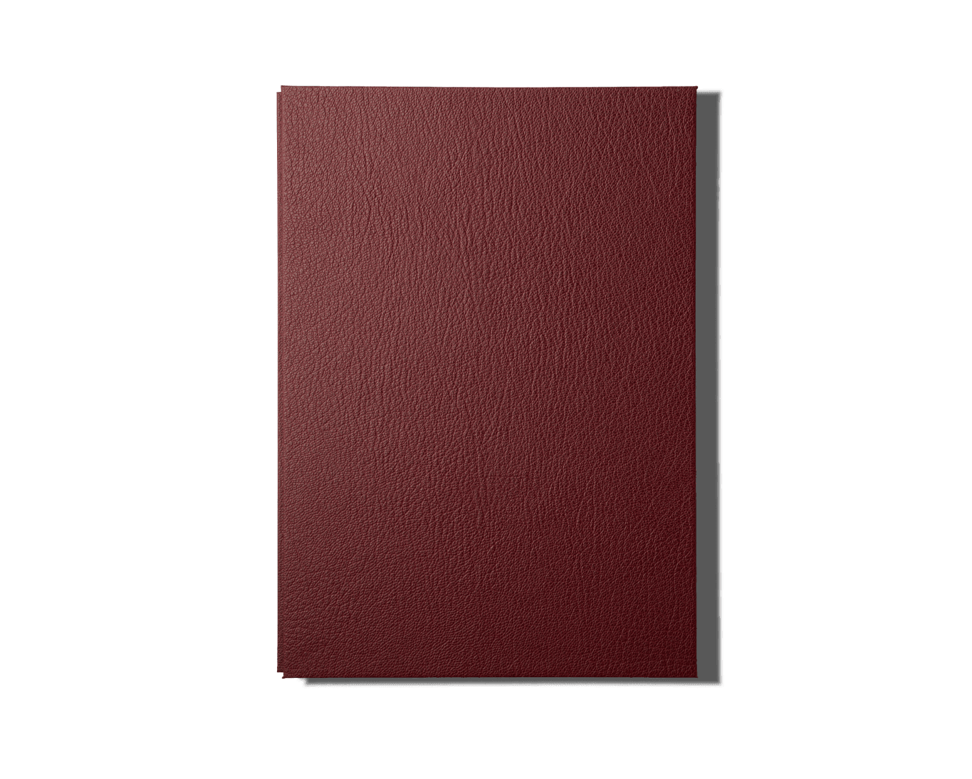 Papier Royal - Royal Notebook A4 Dark Red Leather - Papier Royal