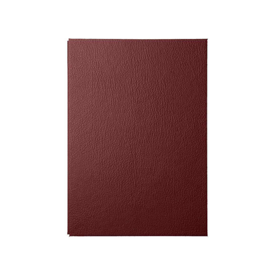 Papier Royal - Royal Notebook A4 Dark Red Leather - Papier Royal