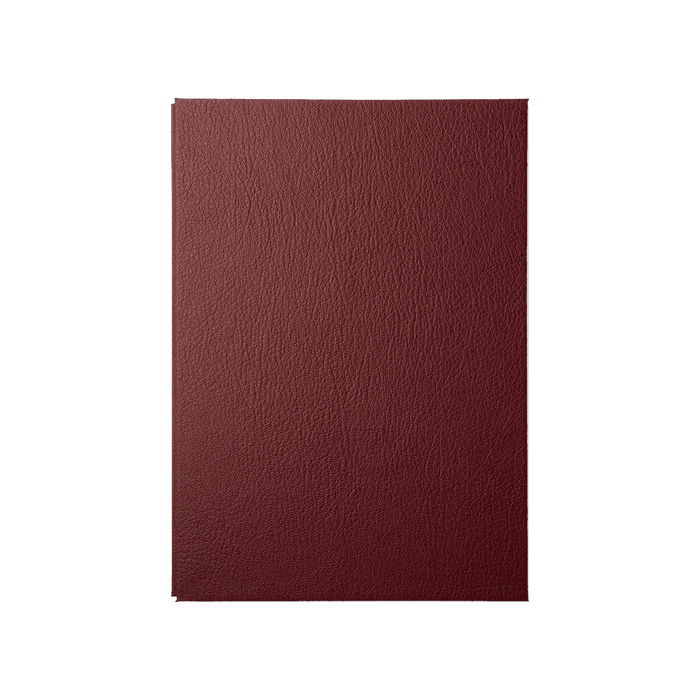 Papier Royal - Royal Notebook A4 Dark Red Leather - Papier Royal