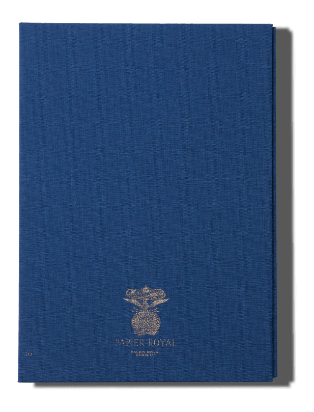 Papier Royal - Royal Notebook A5 Dark Blue Canvas - Papier Royal
