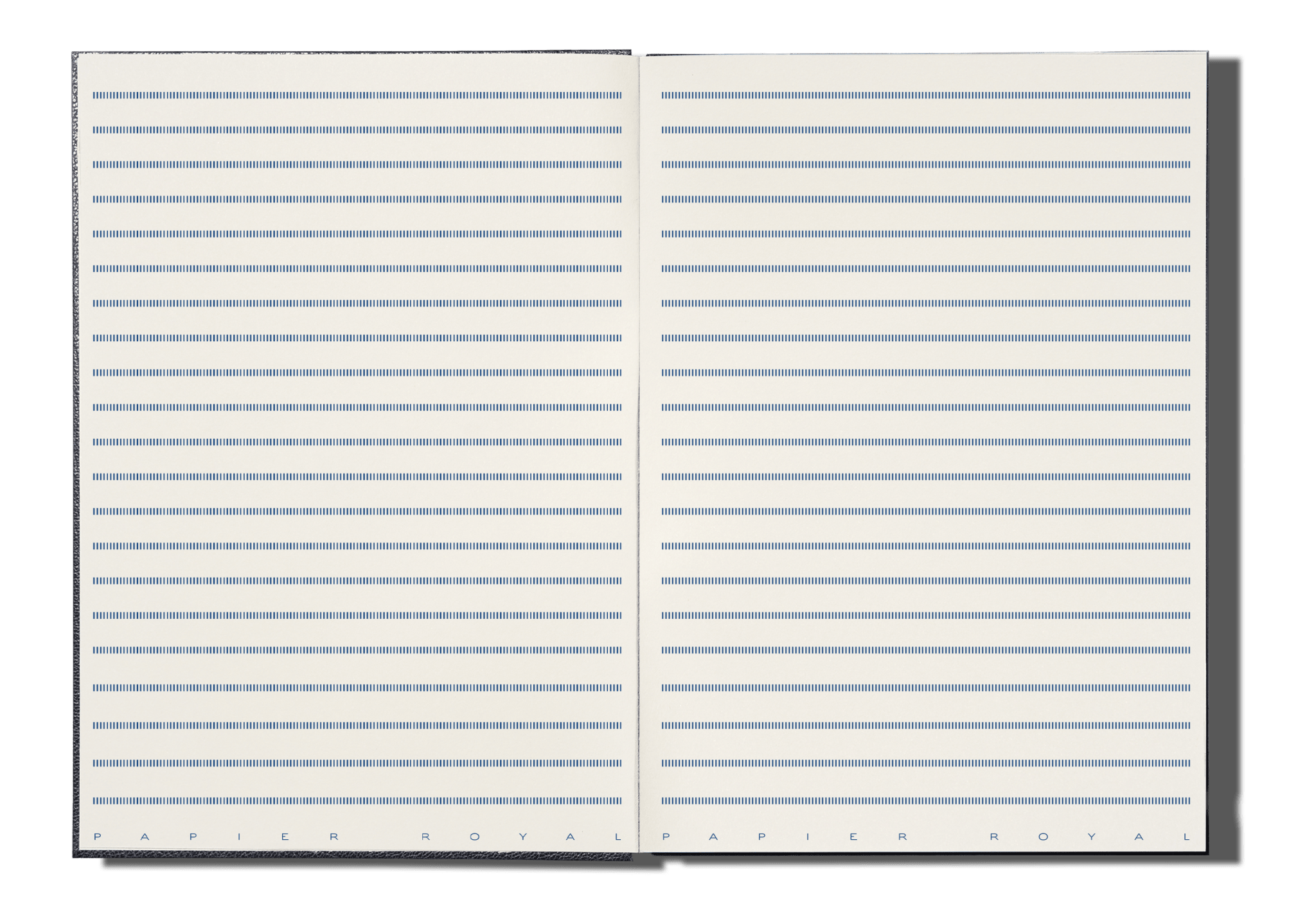 Papier Royal - Royal Notebook A5 Dark Blue Leather - Papier Royal