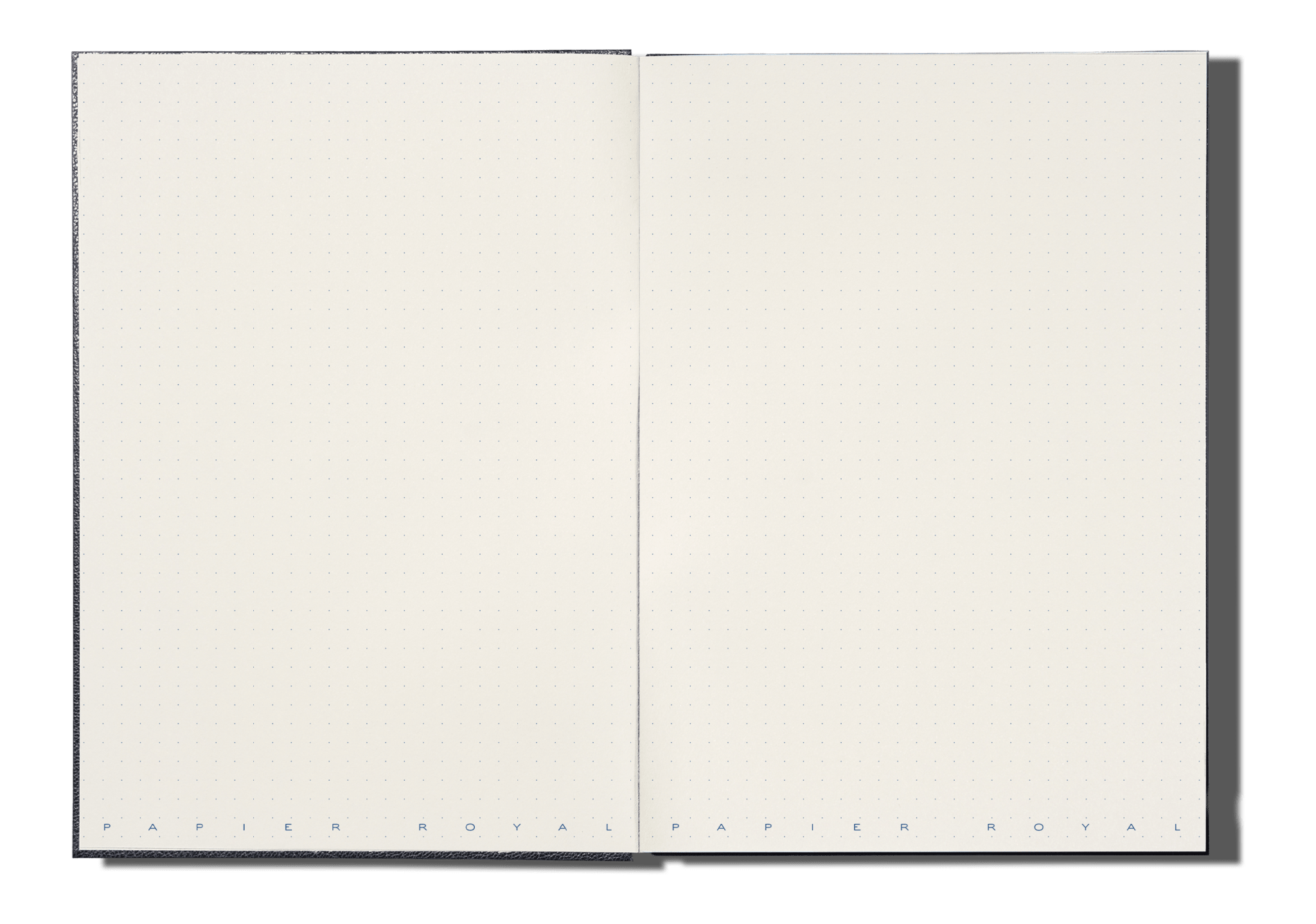 Papier Royal - Royal Notebook A5 Dark Blue Leather - Papier Royal