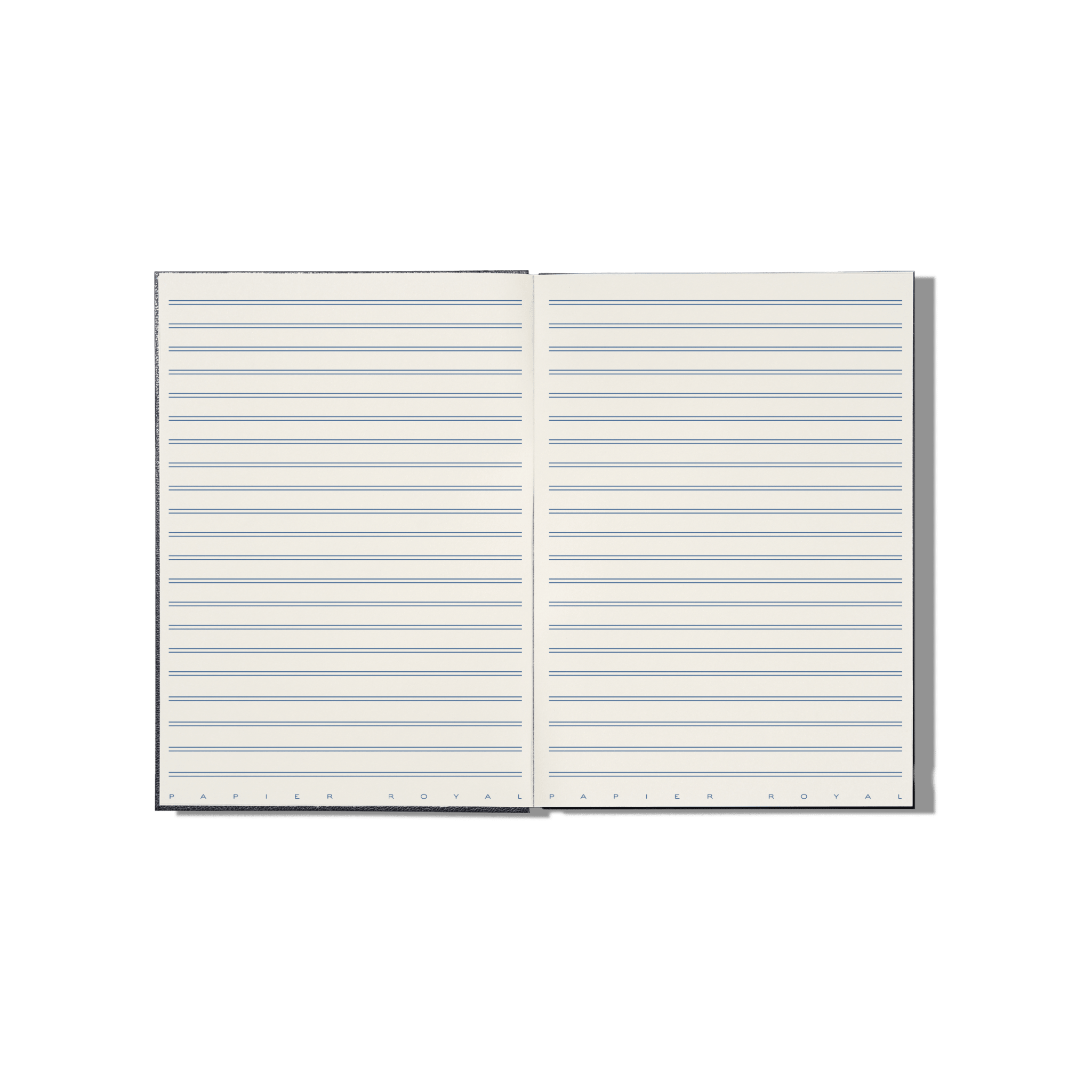Papier Royal - Royal Notebook A5 Dark Blue Leather - Papier Royal
