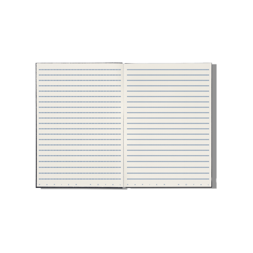 Papier Royal - Royal Notebook A5 Dark Blue Leather - Papier Royal