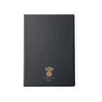 Papier Royal - Royal Notebook A5 Dark Blue Leather - Papier Royal