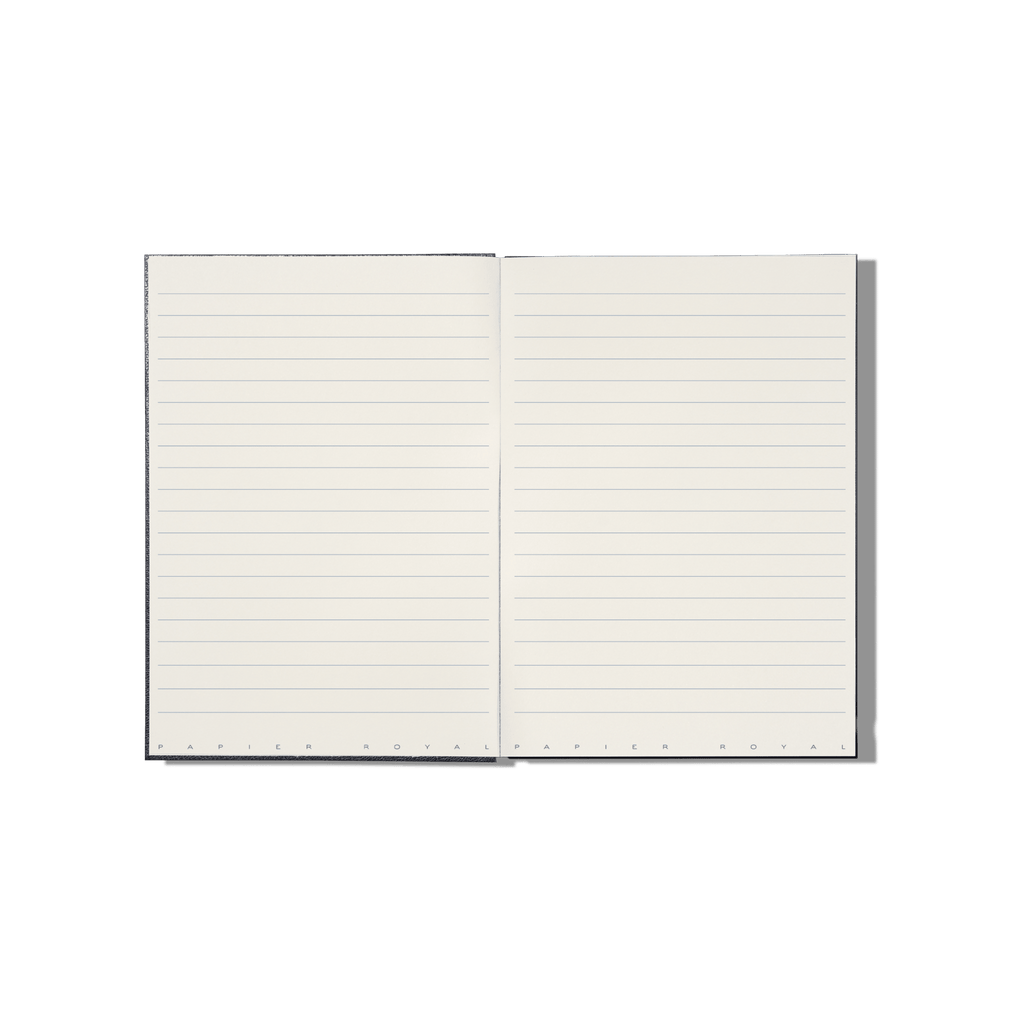 Papier Royal - Royal Notebook A5 Dark Blue Leather - Papier Royal