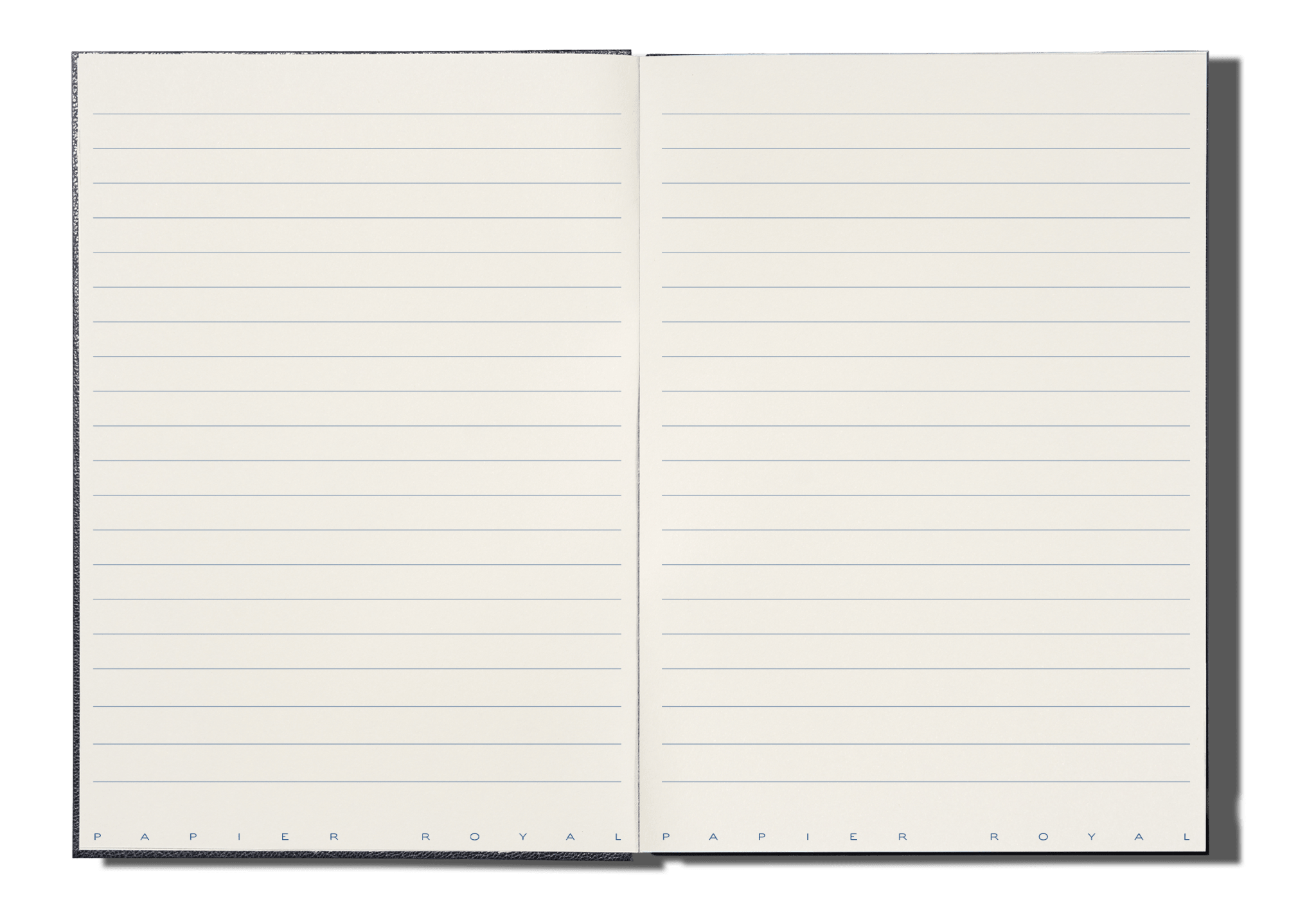 Papier Royal - Royal Notebook A5 Dark Blue Leather - Papier Royal