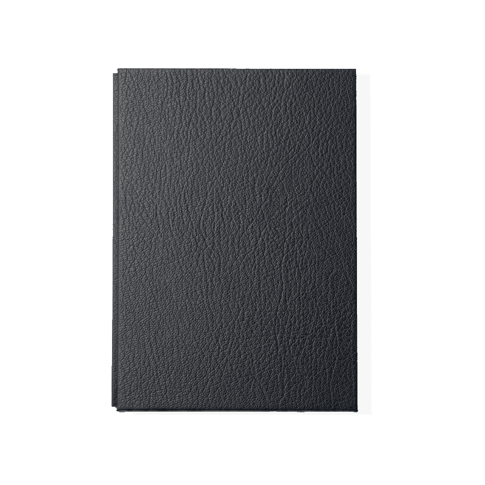Papier Royal - Royal Notebook A5 Dark Blue Leather - Papier Royal