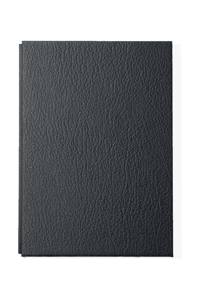 Papier Royal - Royal Notebook A5 Dark Blue Leather - Papier Royal