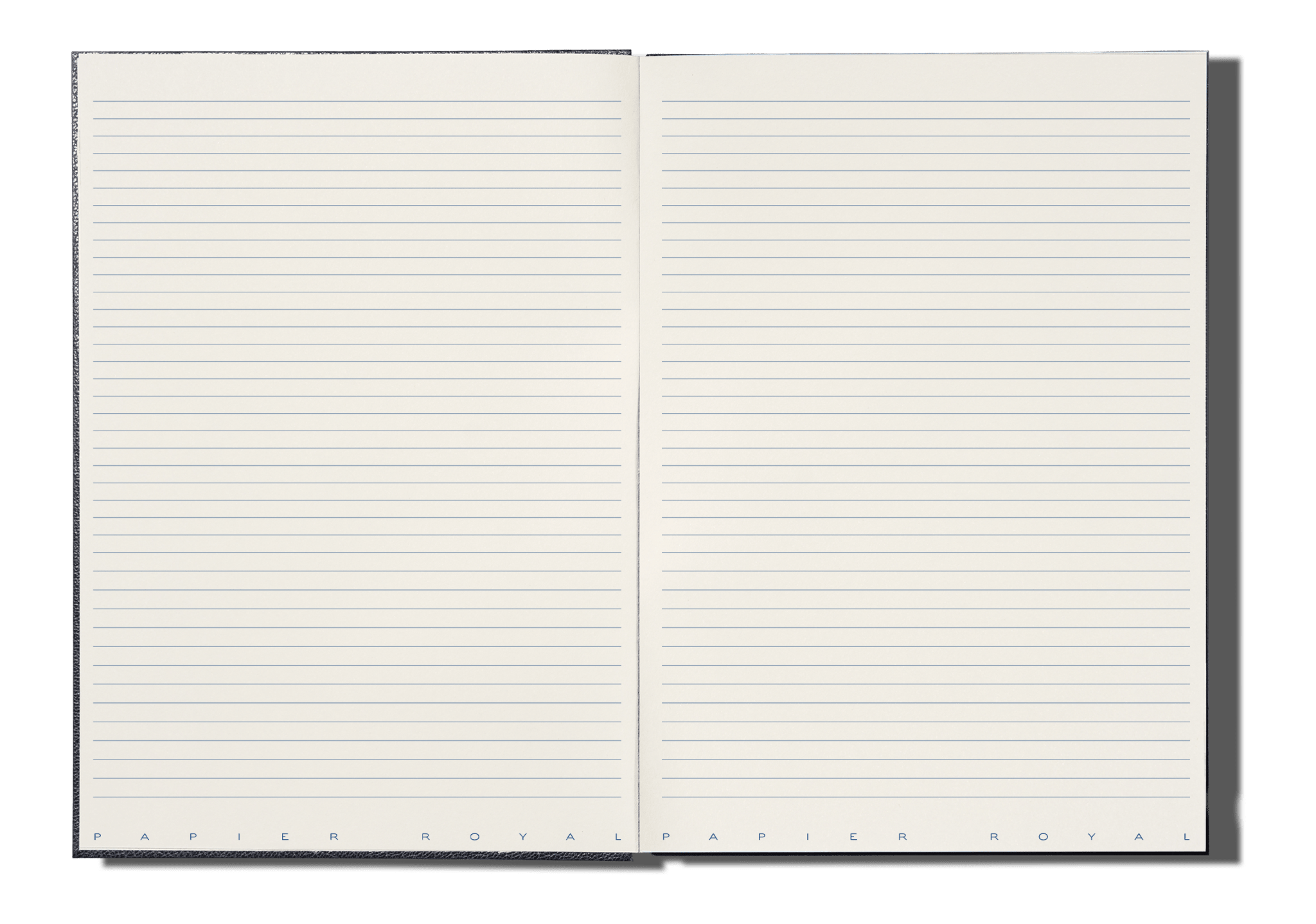 Papier Royal - Royal Notebook A5 Dark Blue Leather - Papier Royal