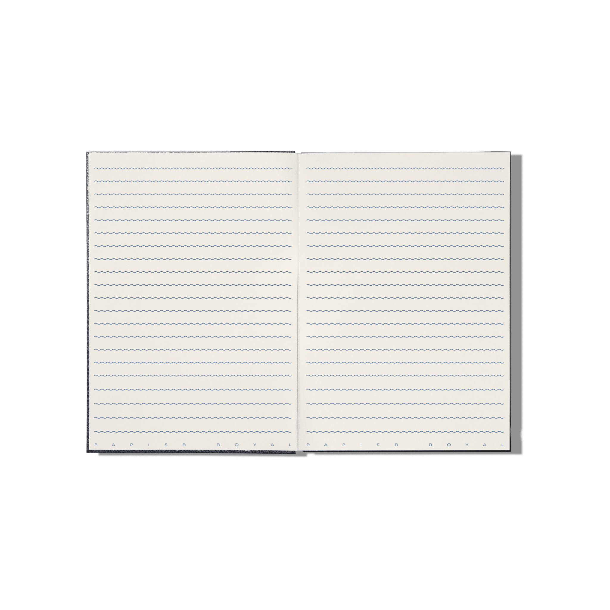 Papier Royal - Royal Notebook A5 Dark Blue Leather - Papier Royal