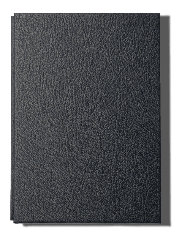 Papier Royal - Royal Notebook A5 Dark Blue Leather - Papier Royal