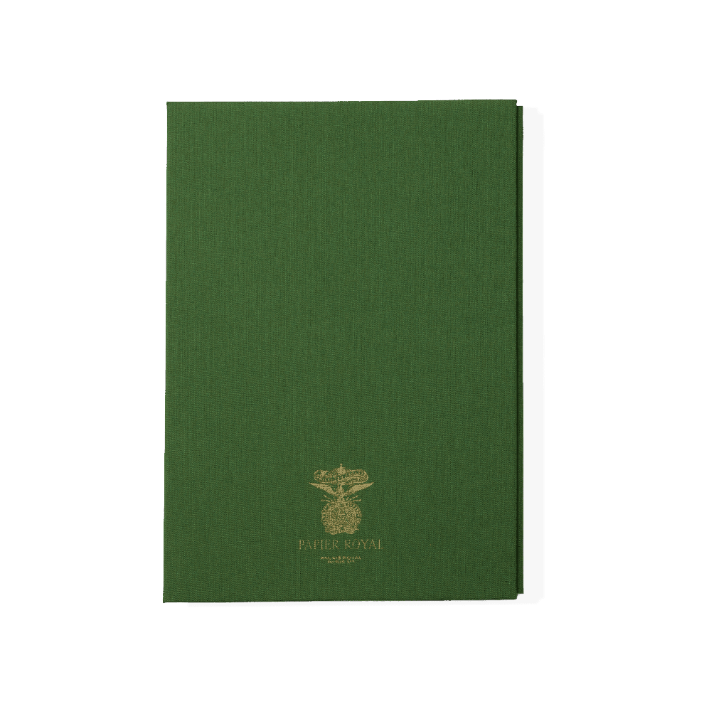 Papier Royal - Royal Notebook A5 Dark Green Canvas - Papier Royal