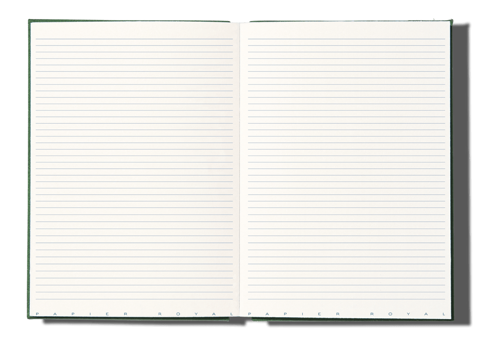 Papier Royal - Royal Notebook A5 Dark Green Canvas - Papier Royal