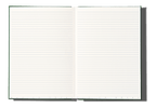 Papier Royal - Royal Notebook A5 Dark Green Canvas - Papier Royal