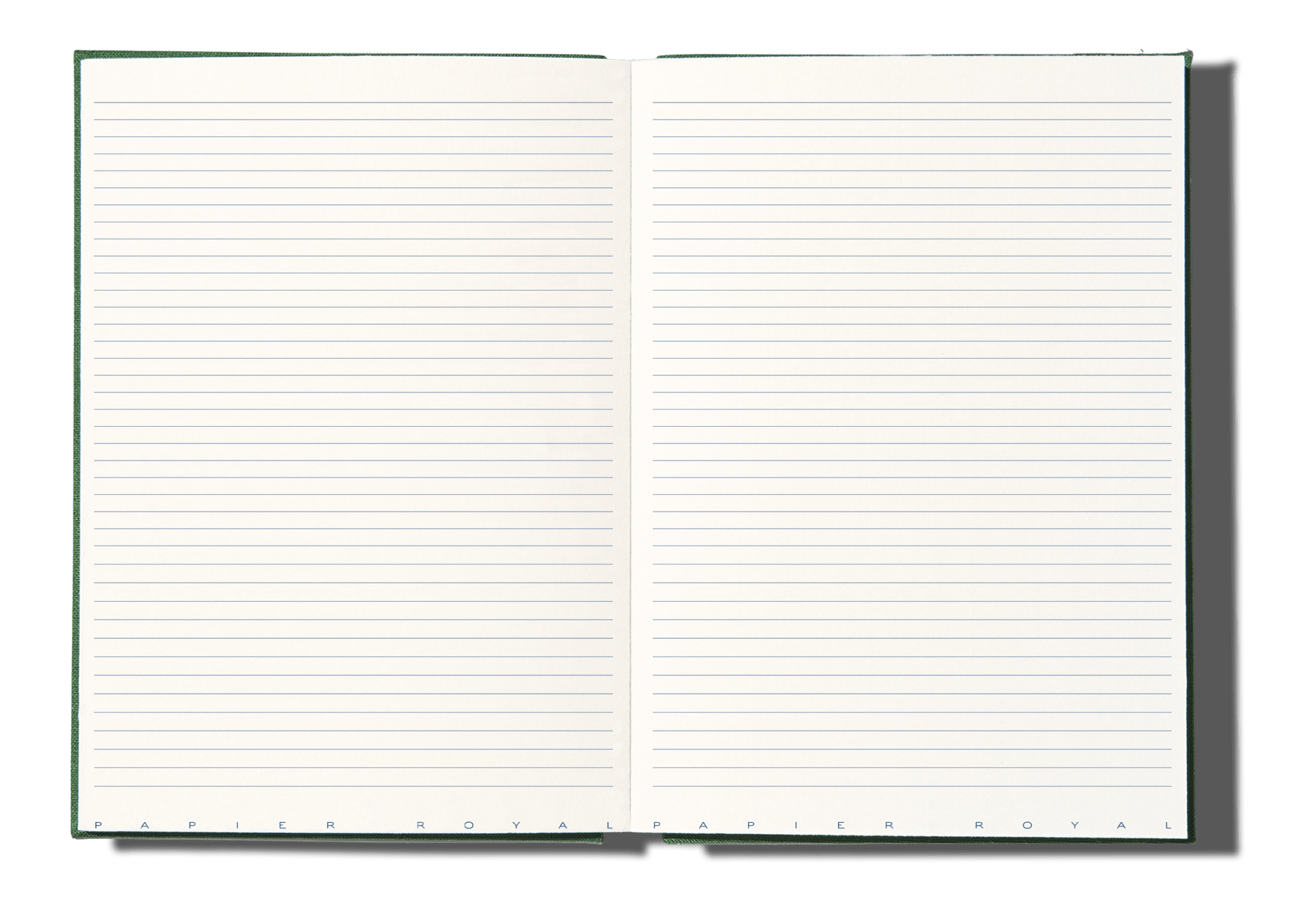 Papier Royal - Royal Notebook A5 Dark Green Canvas - Papier Royal