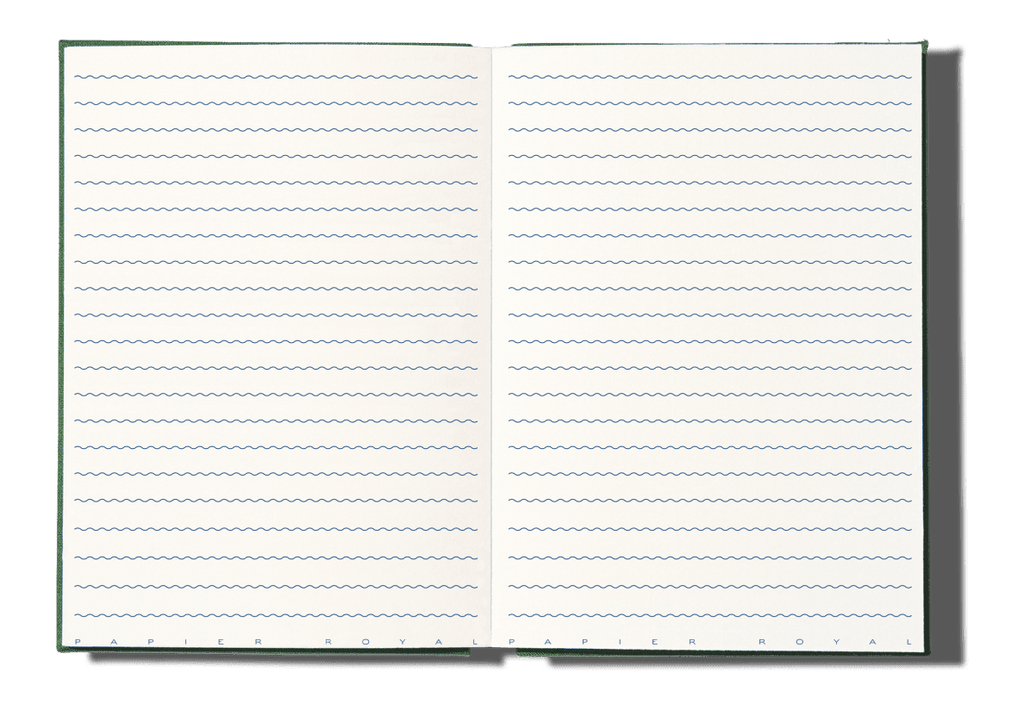 Papier Royal - Royal Notebook A5 Dark Green Canvas - Papier Royal