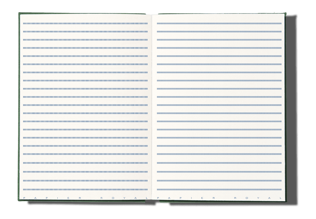Papier Royal - Royal Notebook A5 Dark Green Canvas - Papier Royal