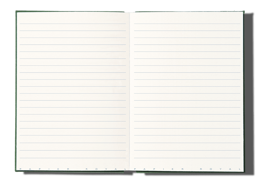 Papier Royal - Royal Notebook A5 Dark Green Canvas - Papier Royal