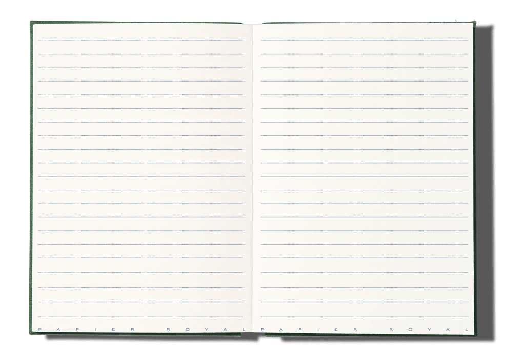 Papier Royal - Royal Notebook A5 Dark Green Canvas - Papier Royal