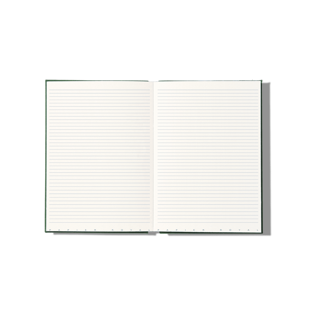 Papier Royal - Royal Notebook A5 Dark Green Canvas - Papier Royal