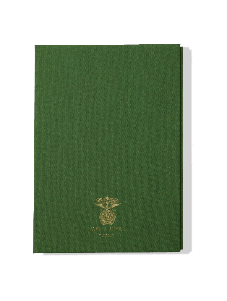 Papier Royal - Royal Notebook A5 Dark Green Canvas - Papier Royal